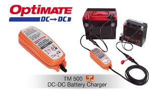 OptiMate DC to DC EN TM500v2 12V to 12V 2A smart battery charger [upl. by Gassman]