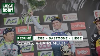 Liège Bastogne Liège 2022  Résumé de la course [upl. by Perron]