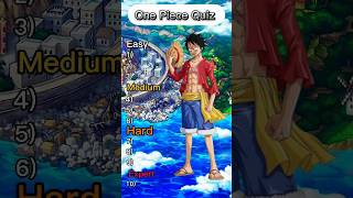 One Piece Quiz  Are you a true fan shortsviral shorts viral onepiece [upl. by Ivers]