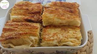 LORLU PİLE BÖREK BÜZGÜLÜ BÖREK TARİFİ [upl. by Aketahs]