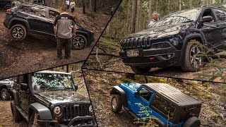 Jeep Cherokee Trailhawk KL Offroad Review [upl. by Atinus399]