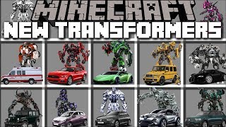 Minecraft NEW TRANSFORMERS MOD  FIGHT OFF DECEPTICONS AND WIN THE BATTLE Minecraft [upl. by Nnaaihtnyc]