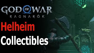 God of War Ragnarok  Helheim All Collectibles Guide [upl. by Odrick]