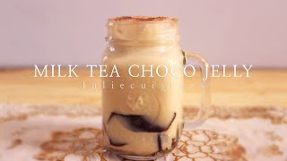 Cara membuat Milk Tea Choco Jelly ala CHATIME [upl. by Ken722]