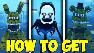 How to Get Nightmare Puppet and Plushtrap Badges in Roblox Fredbear and Friends 5 [upl. by Herald]