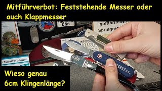 Soll auch das Führen von Zweihandmessern verboten werden Waffengesetz Messerrecht [upl. by Shae76]