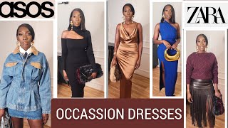 ZARA AND ASOS OCCASION DRESSES HAUL NOVEMBER 2024 [upl. by Bari203]