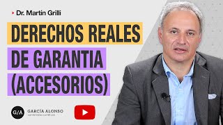 DERECHOS REALES DE GARANTÍA HIPOTECA PRENDA ANTICRESIS [upl. by Esalb]