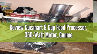 Review Cuisinart FP8GM Elemental 8 Cup Food Processor Gunmetal [upl. by Anela]