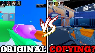 BIG Paintball COPIED DEVS call out NERF STRIKE ROBLOX [upl. by Mendes402]