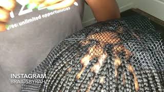 Bob Box Braids  Covering Alopecia [upl. by Barry826]