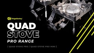 NEW RidgeMonkey Quad Stove Pro range [upl. by Eadnus188]