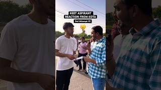 🔥NEET 2024 Exam Reaction from Kota  Student after 3rd Attempt  kota neet reaction shorts [upl. by Emoraj974]