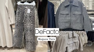 DEFACTO 2024 KIŞ SEZONU  MAĞAZA TURU  MONT KABAN KIŞLIK ÜRÜNLER  DEFACTO STORE TOUR [upl. by Cindie]