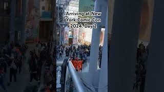 Arriving at New York Comic Con 2024 Day 2 shorts [upl. by Susy942]