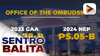 Panukalang budget ng Ombudsman para sa 2024 sumalang na sa Kamara isyu ng korapsyon sa [upl. by Guerra]