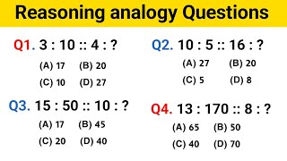 Analogy reasoning  analogy  reasoning practice set  coding decoding reasoning tricks [upl. by Fabiano172]