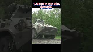 T80 BVM amp BTR 82A shorts shortsvideo military russiantank russianifv t80bvm btr82a russia [upl. by Divod36]