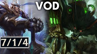 Garen vs Warwick  high elo SoloQ patch 1417  Erislash VODs [upl. by Fornof418]