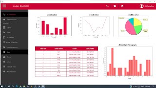 JAVA  How to design a simple dashboard UI using Swing and Java with graphs Netbeans 2021 [upl. by Etyak]