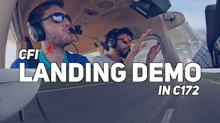 Flight Instructor Shows How To Land A Cessna 172 [upl. by Eannyl]