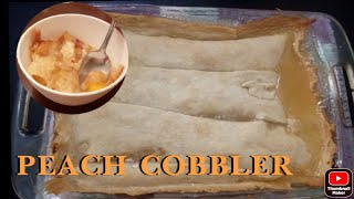 Peach Cobbler Mamas Kitchen [upl. by Haisi]