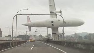 TransAsia PLANE CRASH  04 FEB 2015  Flight GE 235 [upl. by Kenzie]