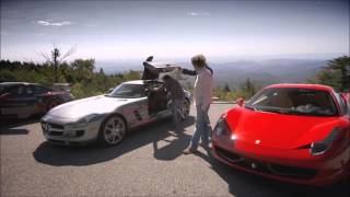 Top Gear USA Roadtrip  Jeremy talks through the SLS AMG [upl. by Nilrak]