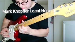 Mark Knopfler Local HeroWild Theme guitar cover Piano backing track Dire Straits [upl. by Odlanar246]