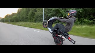 Full Throttle Wheelies Ludix Zip 70cc 4K 60FPS [upl. by Harli]