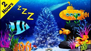 💖✨Bedtime Lullaby 😴 2 Hours Calming Fishes Animation 🐠🌟 [upl. by Oicnecserc]