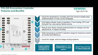 Product Review The New Siemens POL 220 Economizer Control [upl. by Aicella]