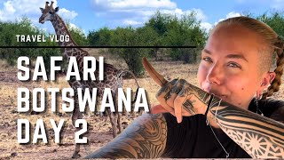 Safari Chobe National Park Botswana day 2  TRAVEL VLOG [upl. by Bently]