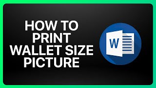 How To Print Wallet Size Picture In Microsoft Word Tutorial [upl. by Nosiram]