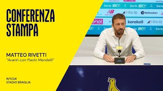 🟡🔵🎙️ Matteo Rivetti quotAvanti con Paolo Mandelliquot [upl. by Waechter]