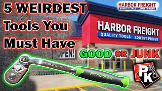 5 WEIRDEST HARBOR FREIGHT TOOLS harborfreight tools toolreviews icon toolboxtour handtools [upl. by Roehm]