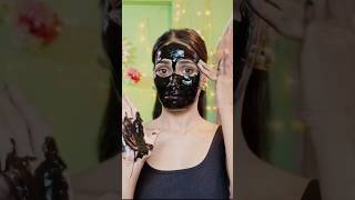 Viral CHARCOLE Peel Off Mask Makeup 😰😱l hack shorts makeup viral [upl. by Leirrad814]