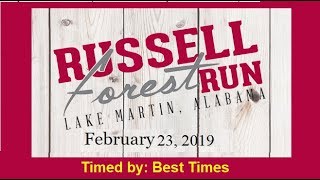 Russell Forest 10K amp 5K 2019 Alexander City AL [upl. by Con923]