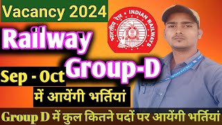 RRB GROUPD VACANCY 2024  Group D Vacancy 2024  NTPC New Vacancy 2024  pointsman [upl. by Ahsirahc]