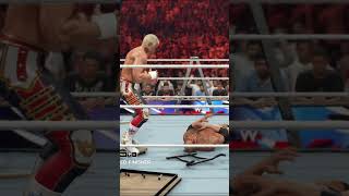 ALL TABLE LADDERS FINISHER 2k24 codyrhodes therock [upl. by Docilu69]