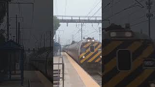 Amtrak Northeast Regional Train 121 passing by Seabrook Station featuring Metroliner Cab Car 9651 [upl. by Lander]