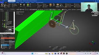 menganalisi menggunaka software ansys worbench dynamics 4 [upl. by Anniahs]