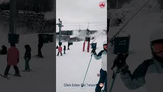 Weekend skiing at Glen Eden canada lifeincanada канада життявканаді shorts [upl. by Margareta]