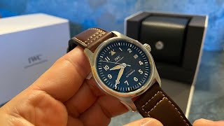 IWC Spitfire Unboxing  Why I Chose The Spitfire Instead of Mark XVIII [upl. by Cherri]