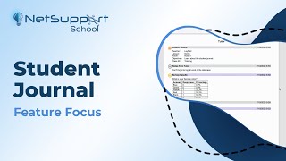 NetSupport School Feature Focus  Student Journal [upl. by Aslin]