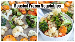 Roasted Frozen Vegetables [upl. by Ainatit]