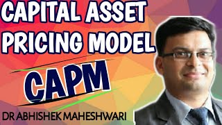 CAPITAL ASSET PRICING MODEL  In Hindi  Dr Abhishek Maheshwari [upl. by Etteniuqna]