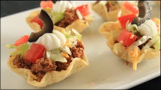 Mini Taco Cups [upl. by Esydnac]