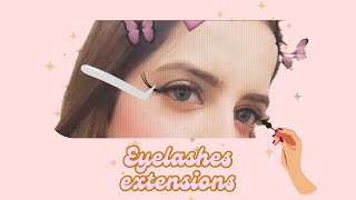 Are Lash Extensions Safe 🤔  Lash Extensions Review amp Experience [upl. by Annayd]