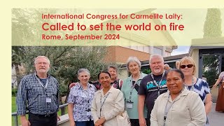 Carmelite Conversations International Congress for Carmelite Laity  Sharing the Experience [upl. by Bocock]